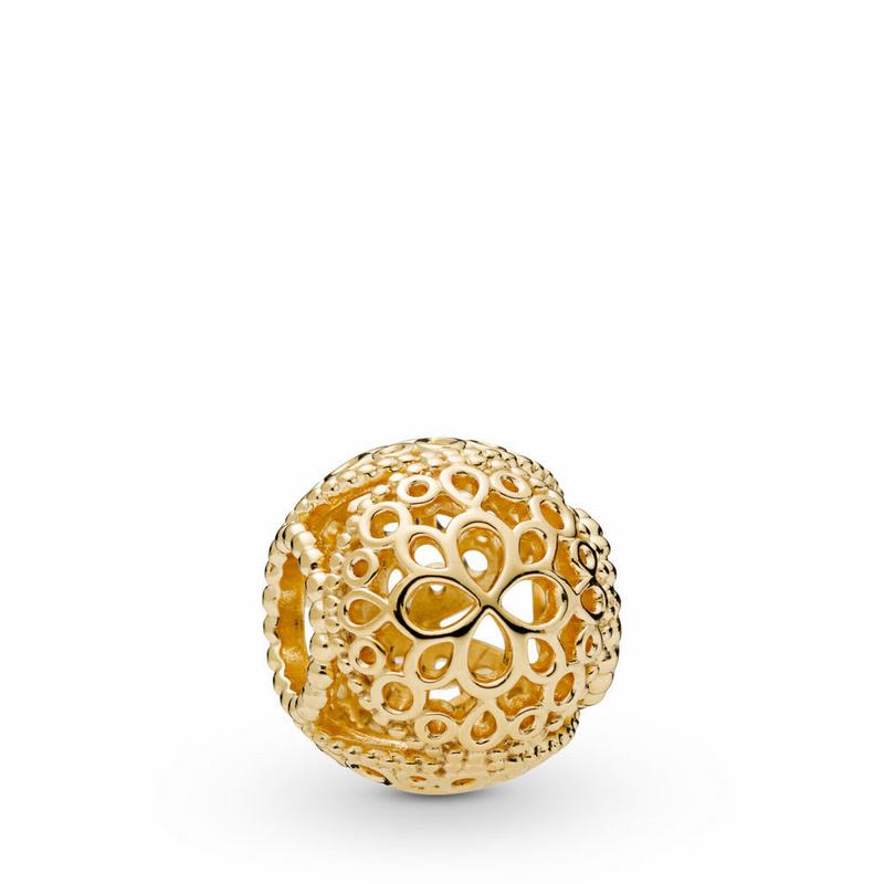 Pandora Shine™ Openwork Flower Charm Gold Egypt SU7410325